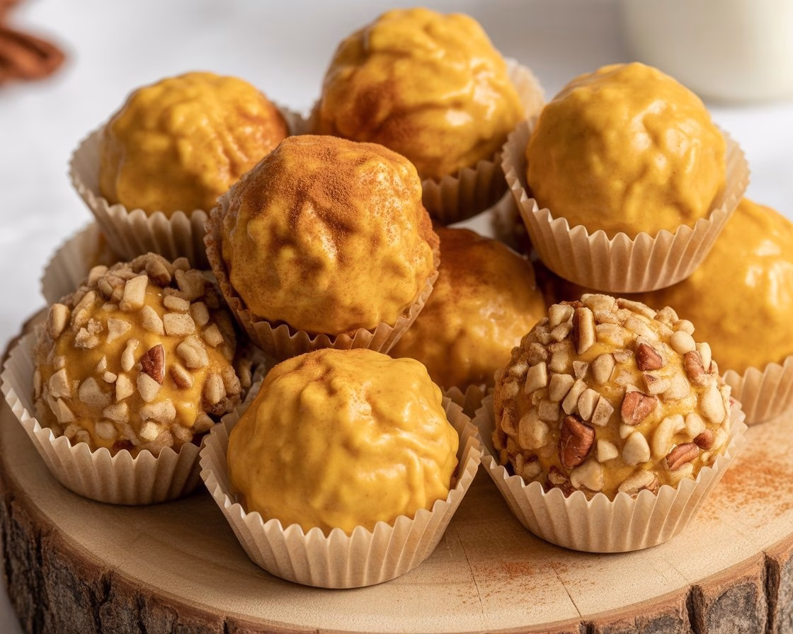 No Bake Pumpkin Balls Recipe