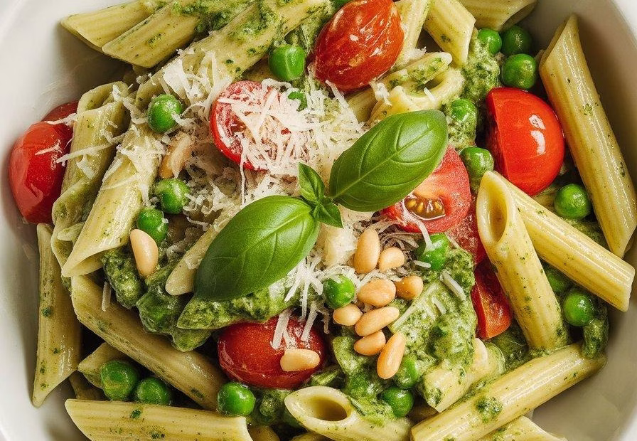Christmas Pesto Pasta Recipe
