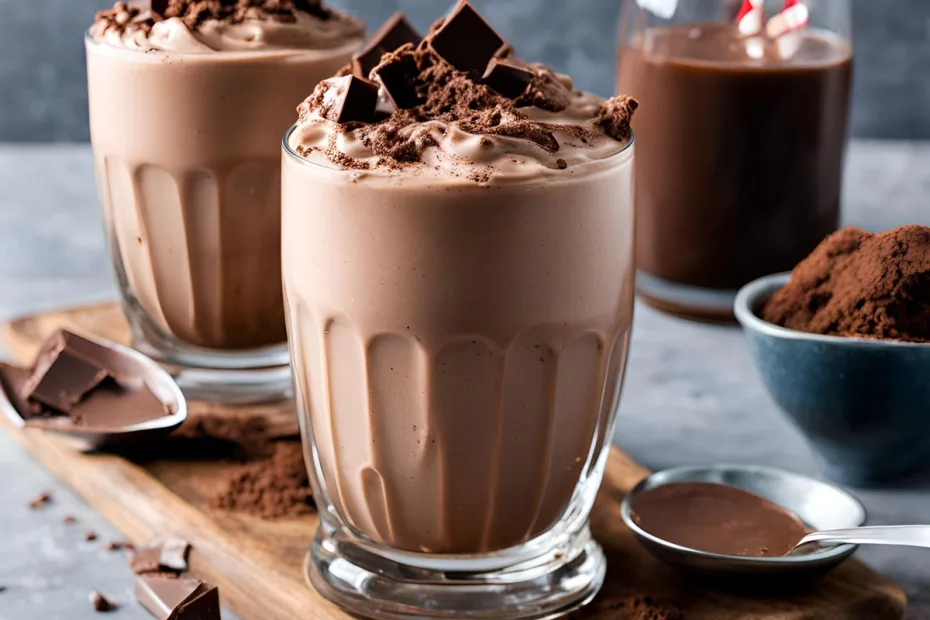 Chocolate Bourbon Milkshake Recipe