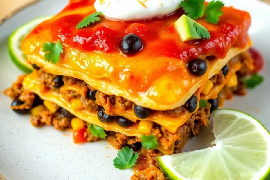 Tortilla Lasagna Recipe