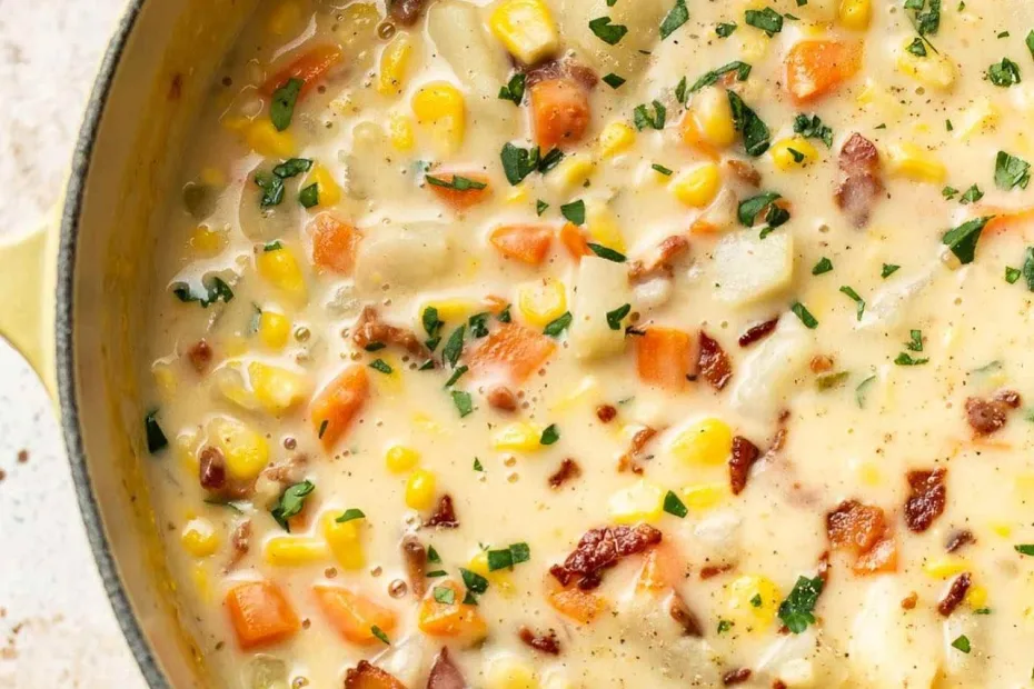 Crockpot Corn Chowder Recipe
