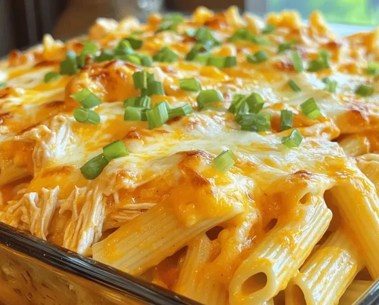 Buffalo Chicken Pasta Bake Recipe