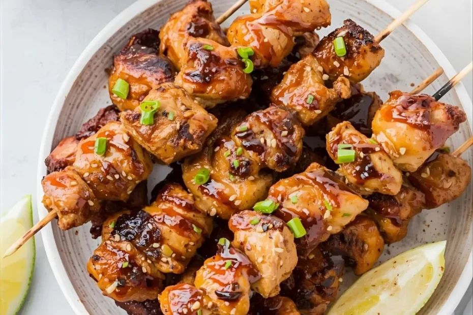 Best Teriyaki Chicken Skewers Recipe