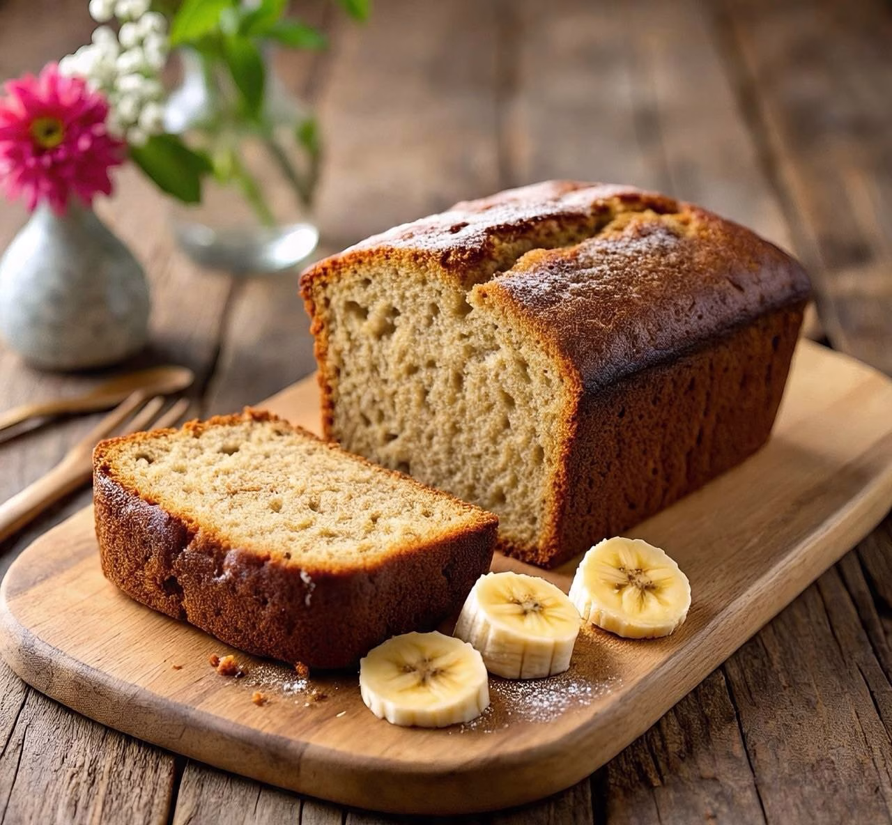 Honey Vanilla Banana Bread Recipe