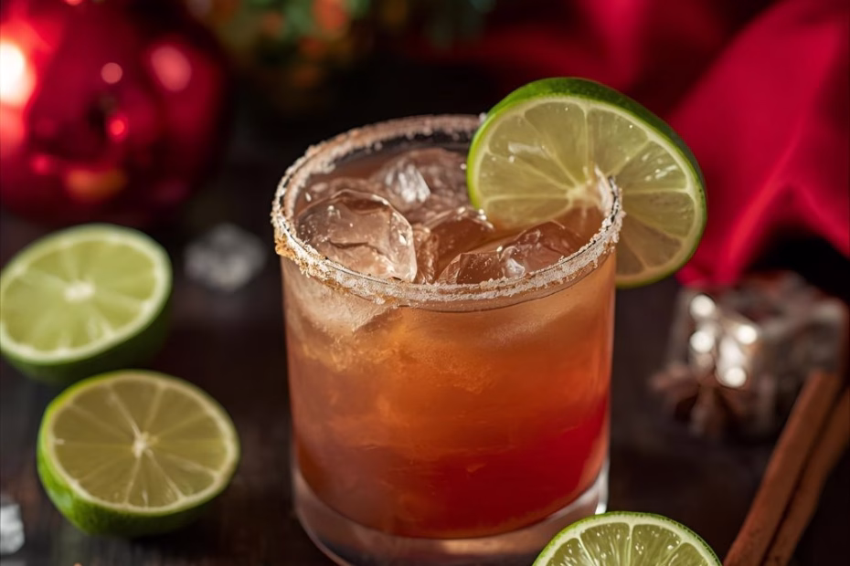 Spiced Christmas Margarita Recipe