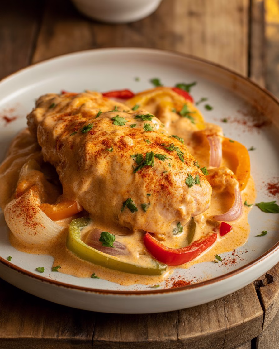 Spicy And Creamy Cajun Chicken Bake Recipe