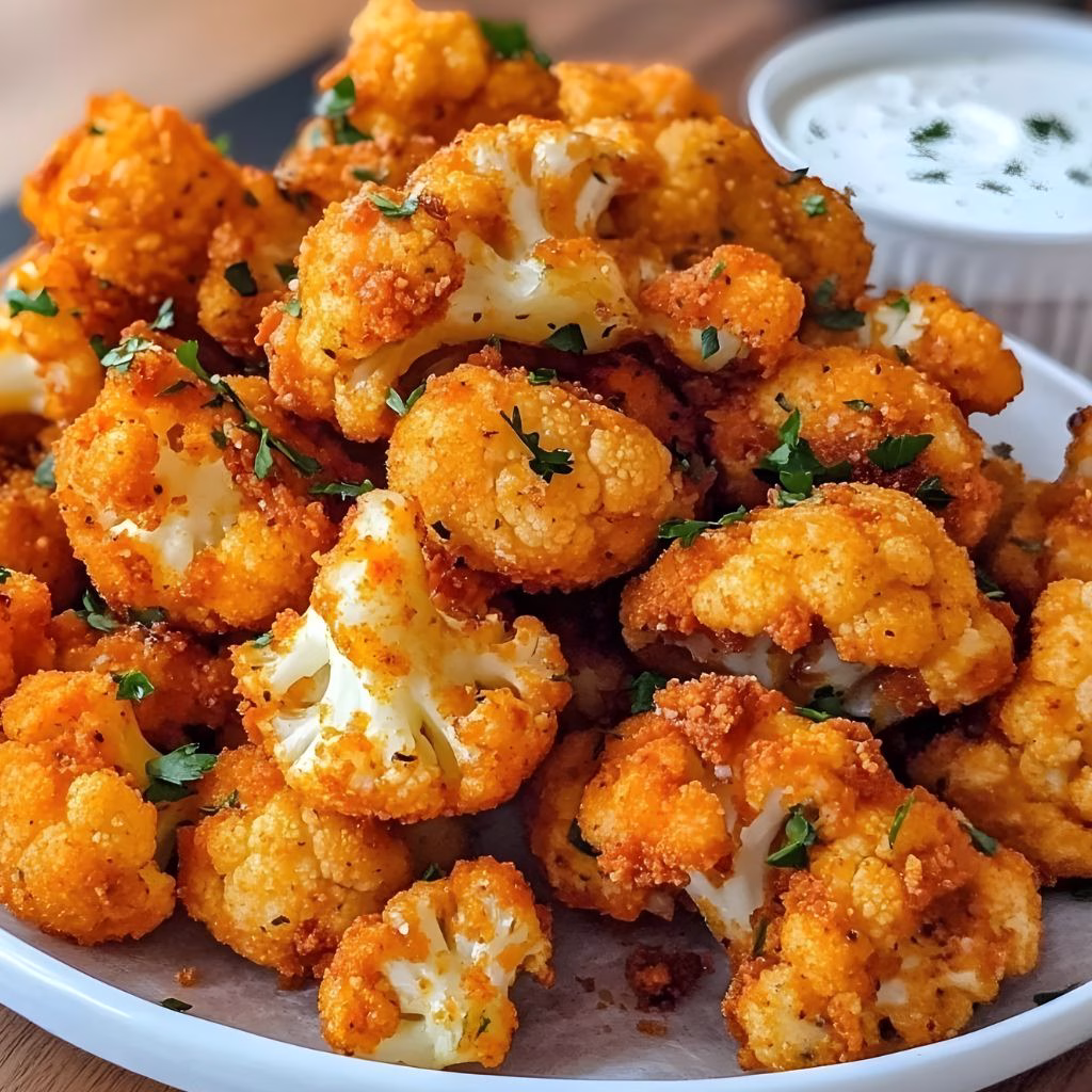 Air Fryer Buffalo Cauliflower Bites Recipe