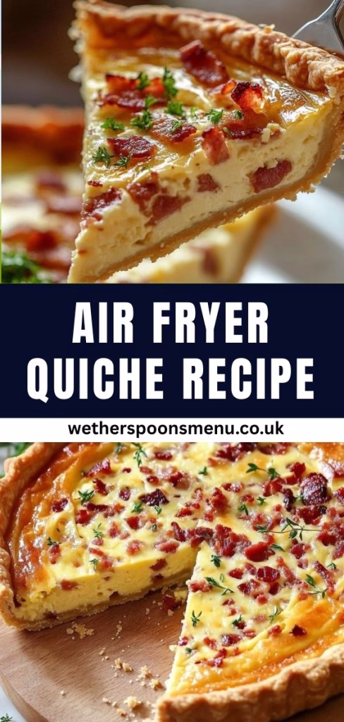 Air Fryer Quiche Recipe