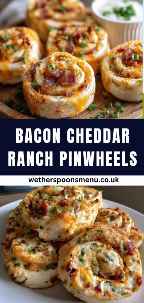 Bacon Cheddar Ranch Pinwheels Recipe