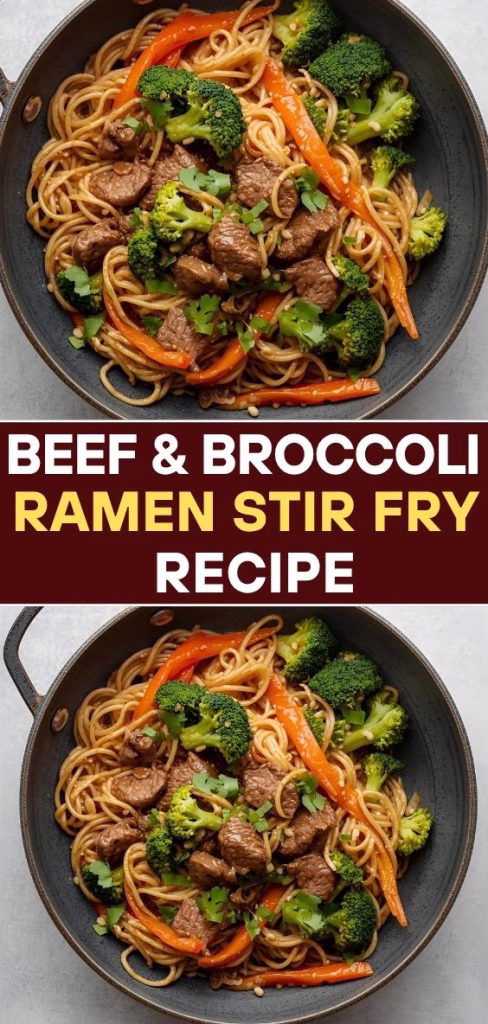 Beef and Broccoli Ramen Stir Fry Recipe