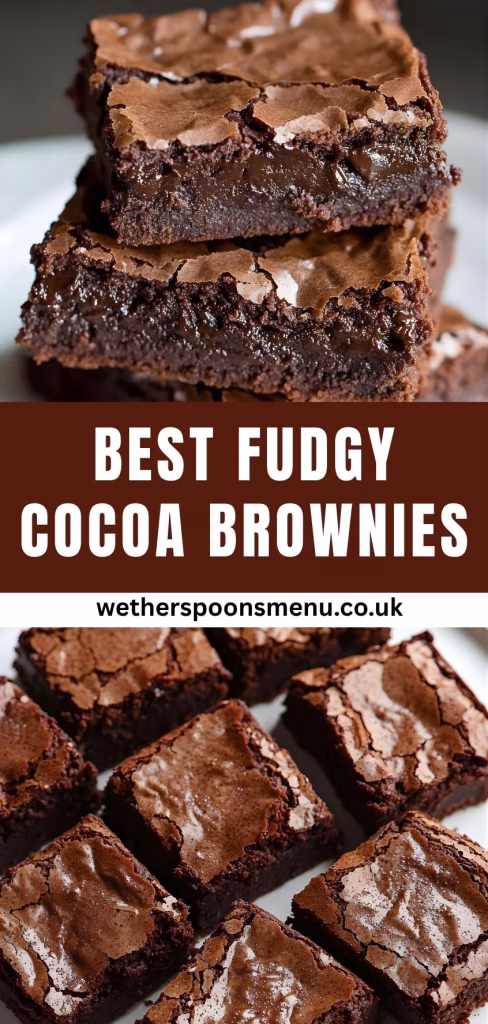 Best Fudgy Cocoa Brownies Recipe
