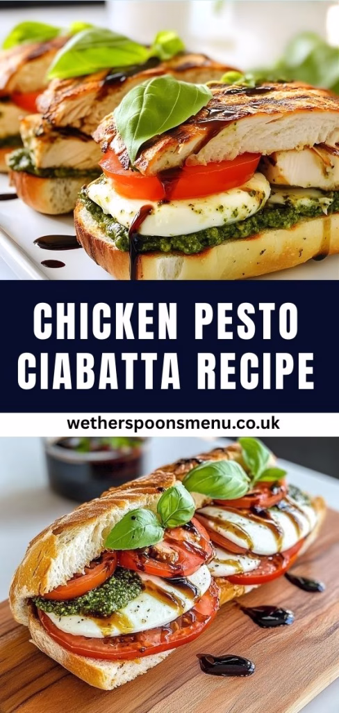 Chicken Pesto Ciabatta Recipe