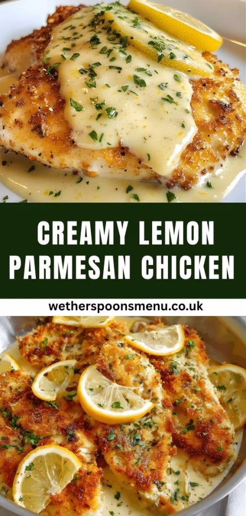 Creamy Lemon Parmesan Chicken Recipe