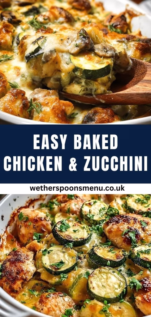 Easy Baked Chicken and Zucchini Recipe