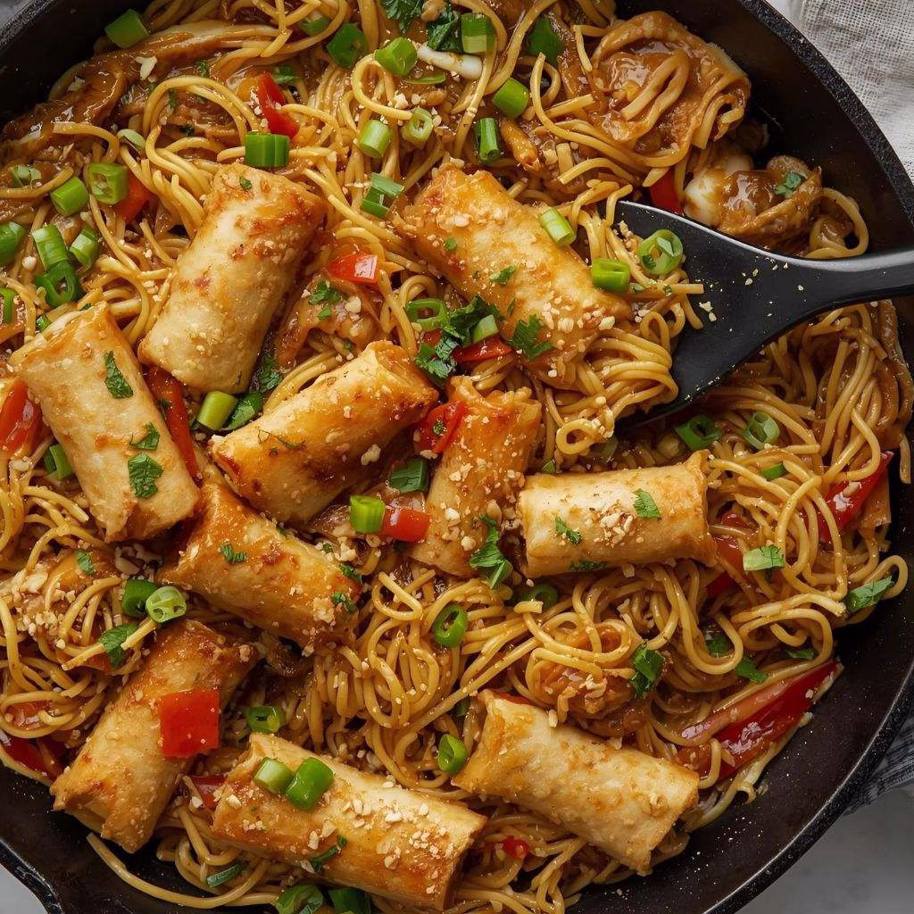 Egg Roll Ramen Skillet Recipe