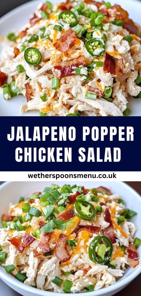 Jalapeno Popper Chicken Salad Recipe