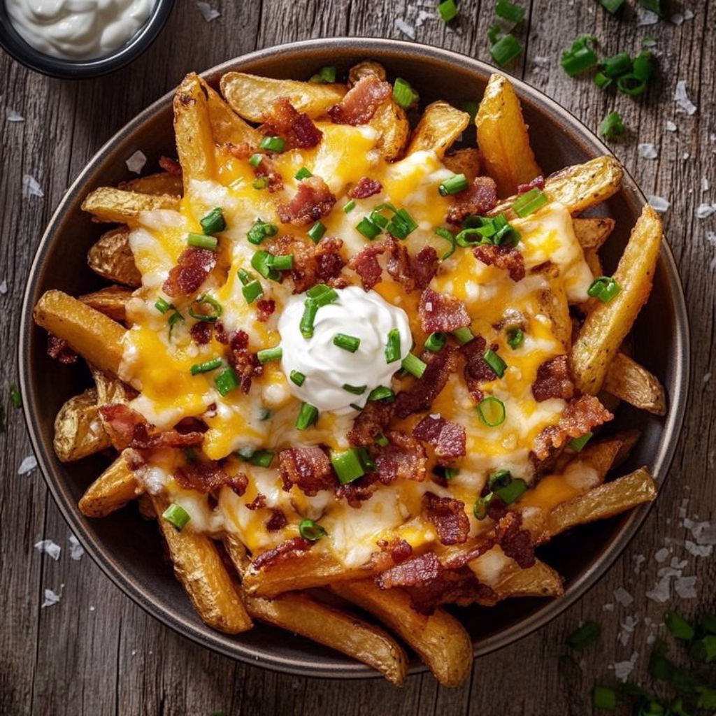 Loaded Bacon Cheese Fries Recipe