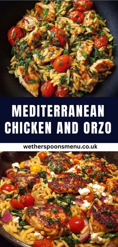 Mediterranean Chicken And Orzo Recipe