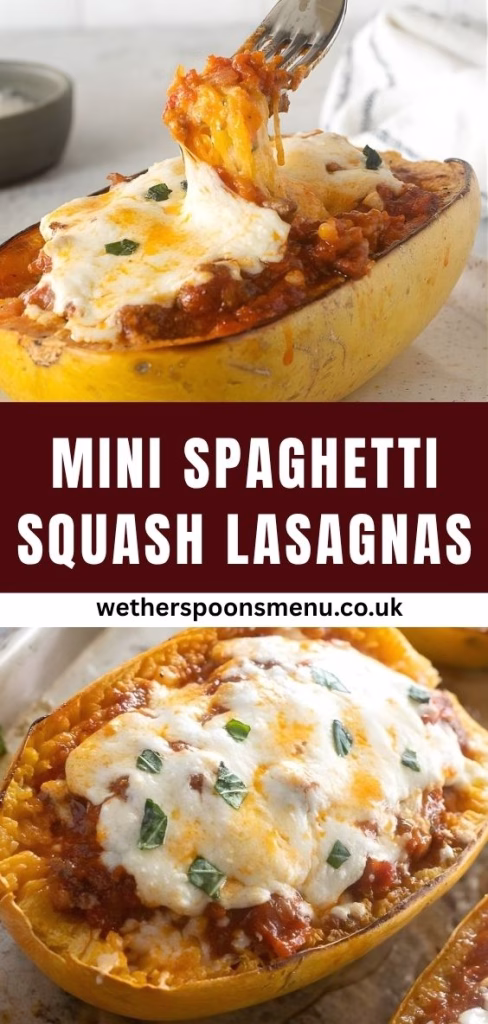 Mini Spaghetti Squash Lasagnas Recipe