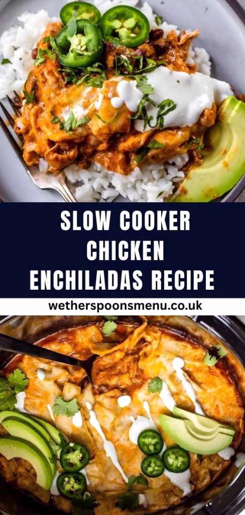 Slow Cooker Chicken Enchiladas Recipe
