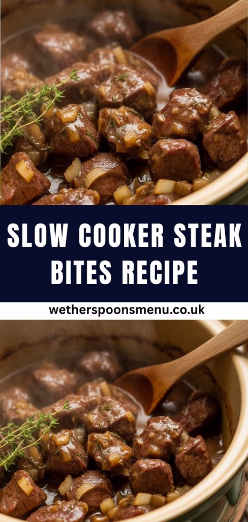 Slow Cooker Steak Bites Recipe