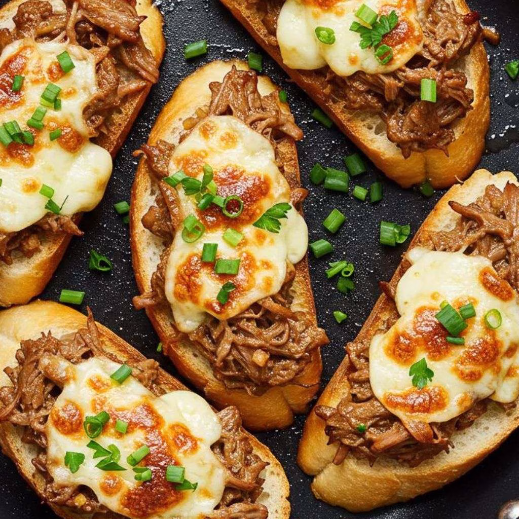 Steak And Cheese Garlic Toast Recipe