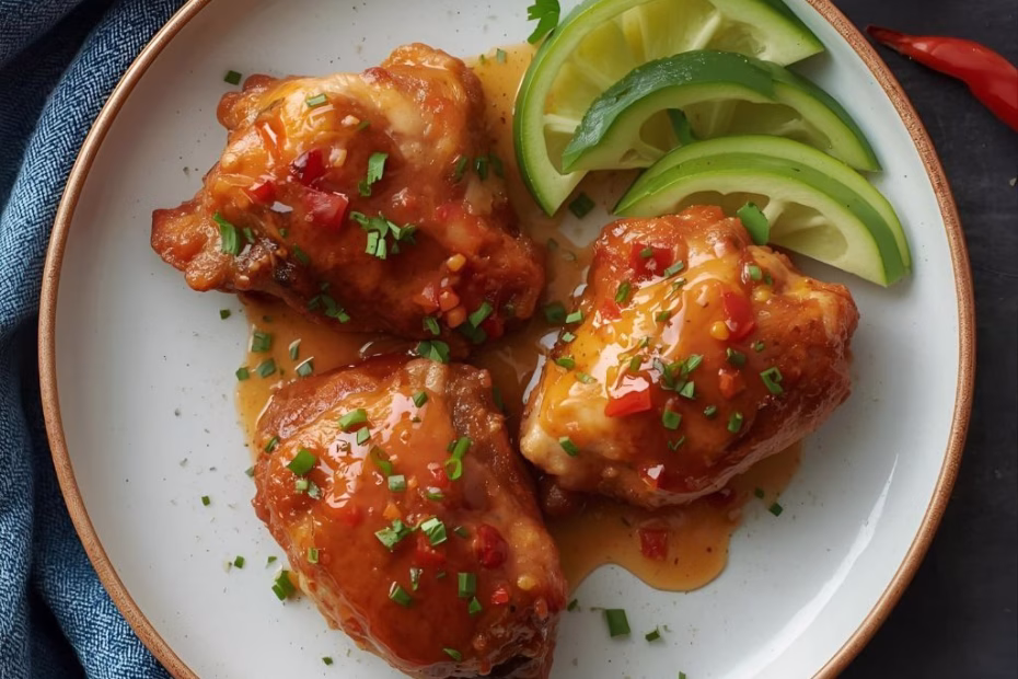 Sticky Sweet Chili Chicken Thighs Recipe