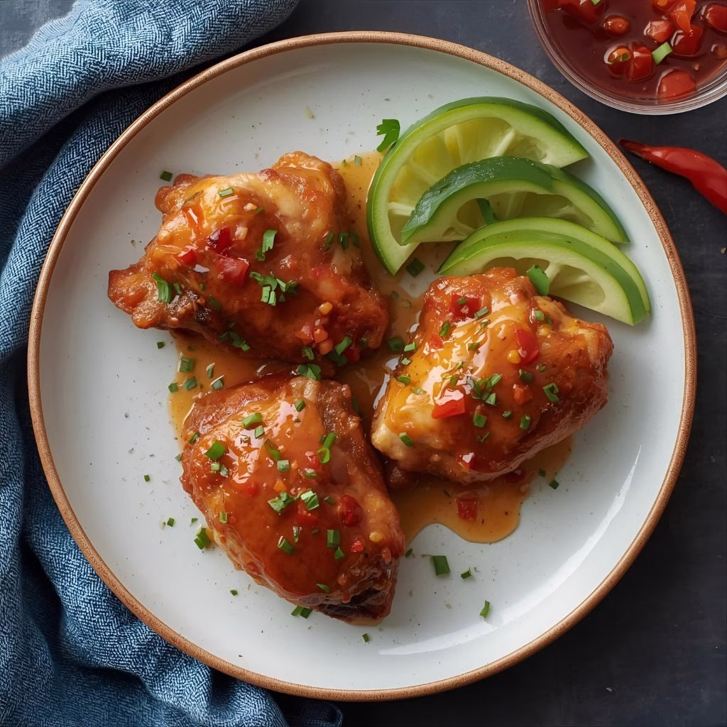 Sticky Sweet Chili Chicken Thighs Recipe