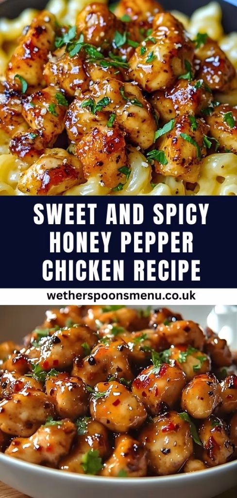 Sweet and Spicy Honey Pepper Chicken Recipe