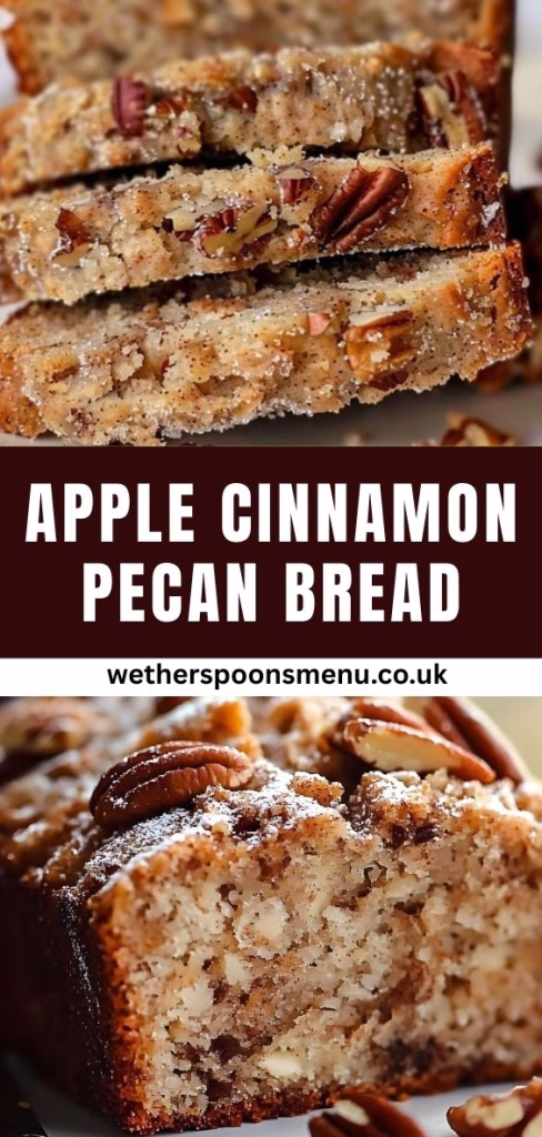 Apple Cinnamon Pecan Bread Recipe