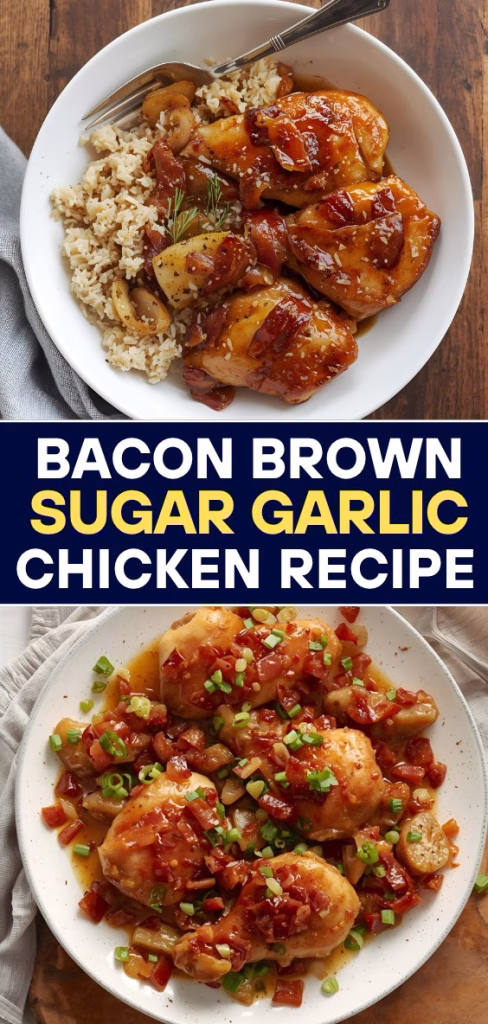 Bacon Brown Sugar Garlic Chicken Recipe