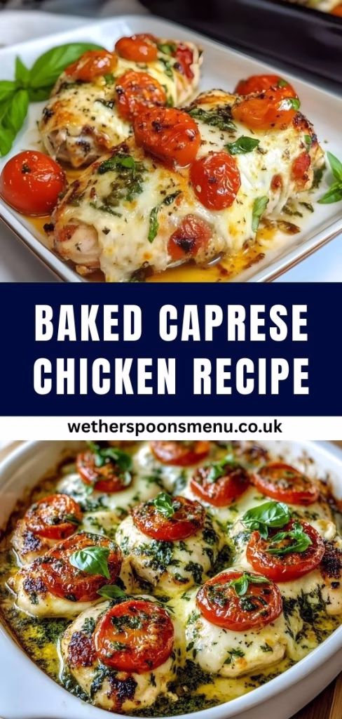 Baked Caprese Chicken Recipe