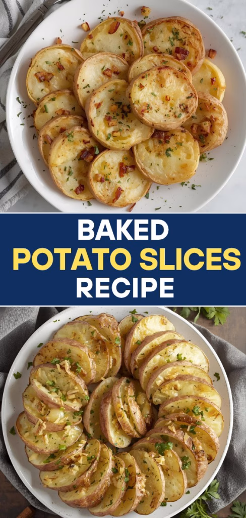 Baked Potato Slices Recipe