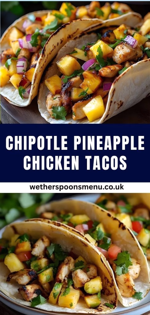 Chipotle Pineapple Chicken Tacos Recipe