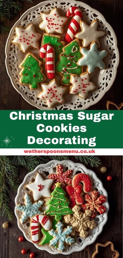Christmas Sugar Cookies Decorating Recipe