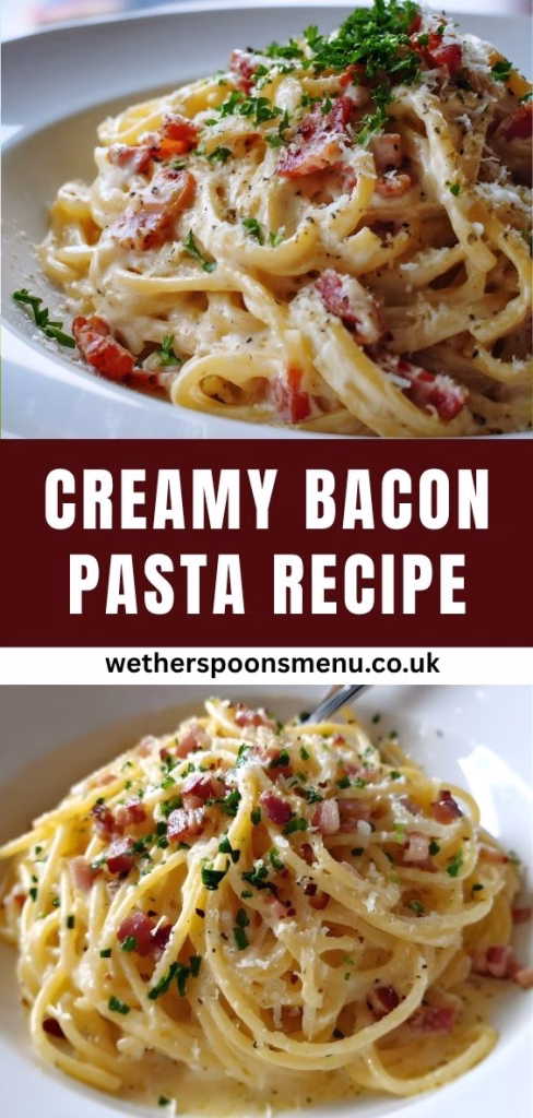Creamy Bacon Pasta Recipe