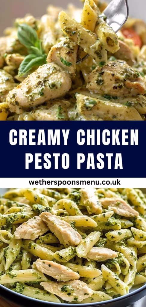 Creamy Chicken Pesto Pasta Recipe