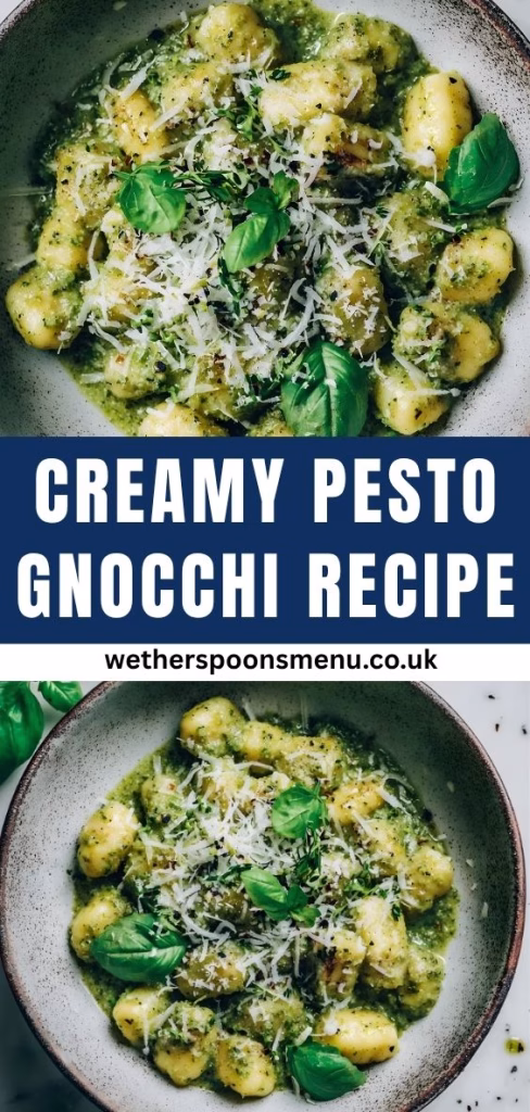Creamy Pesto Gnocchi Recipe
