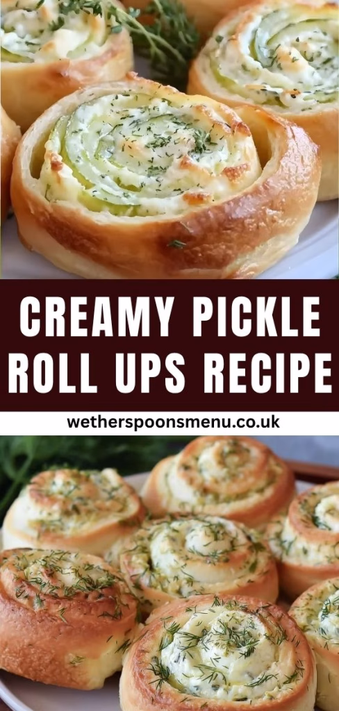 Creamy Pickle Roll Ups Recipe