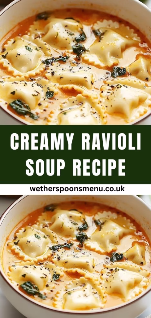 Creamy Ravioli Soup Recipe
