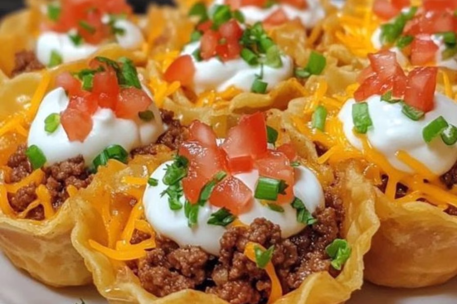 Baked Taco Bites Recipe