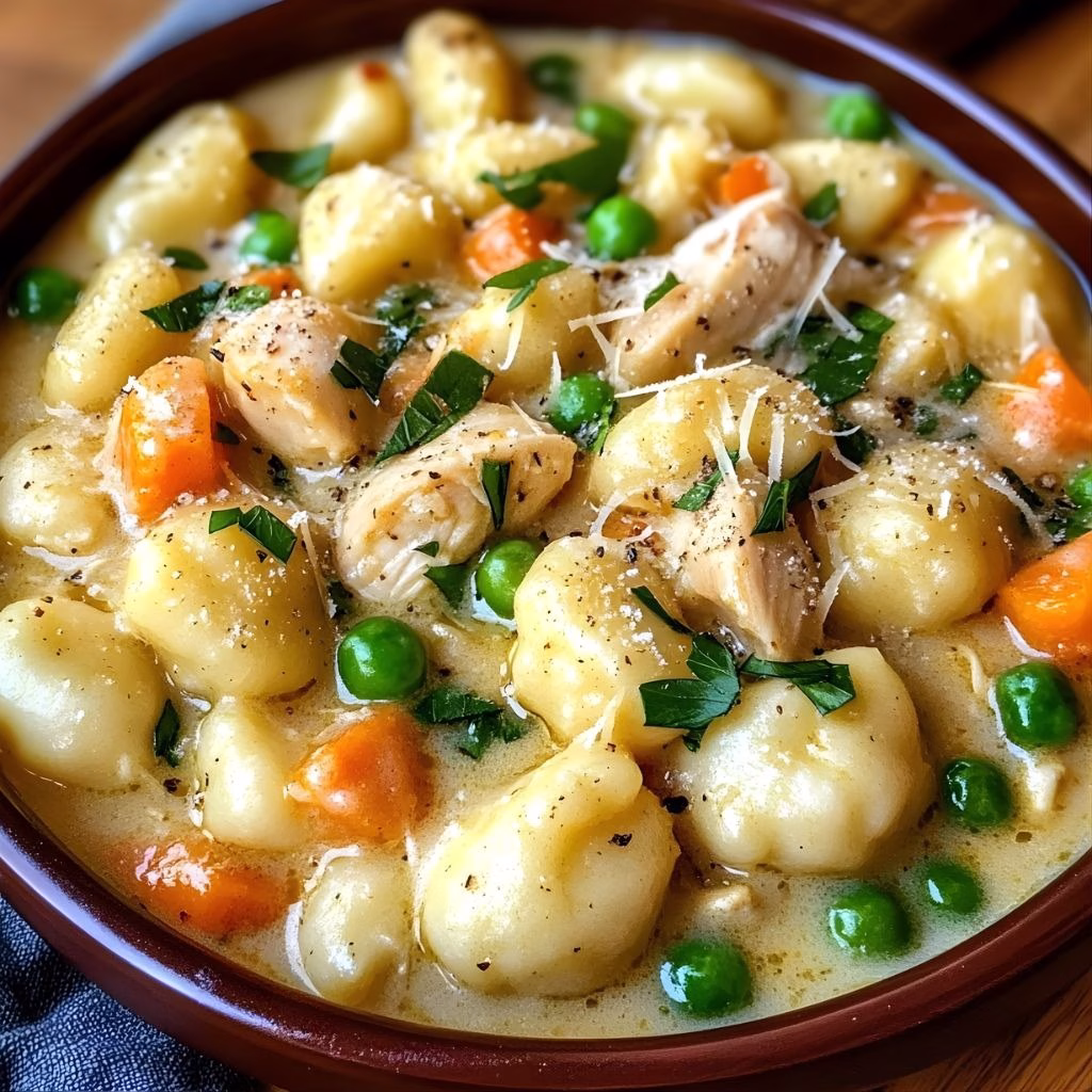 One Pot Gnocchi Chicken Pot Pie Recipe