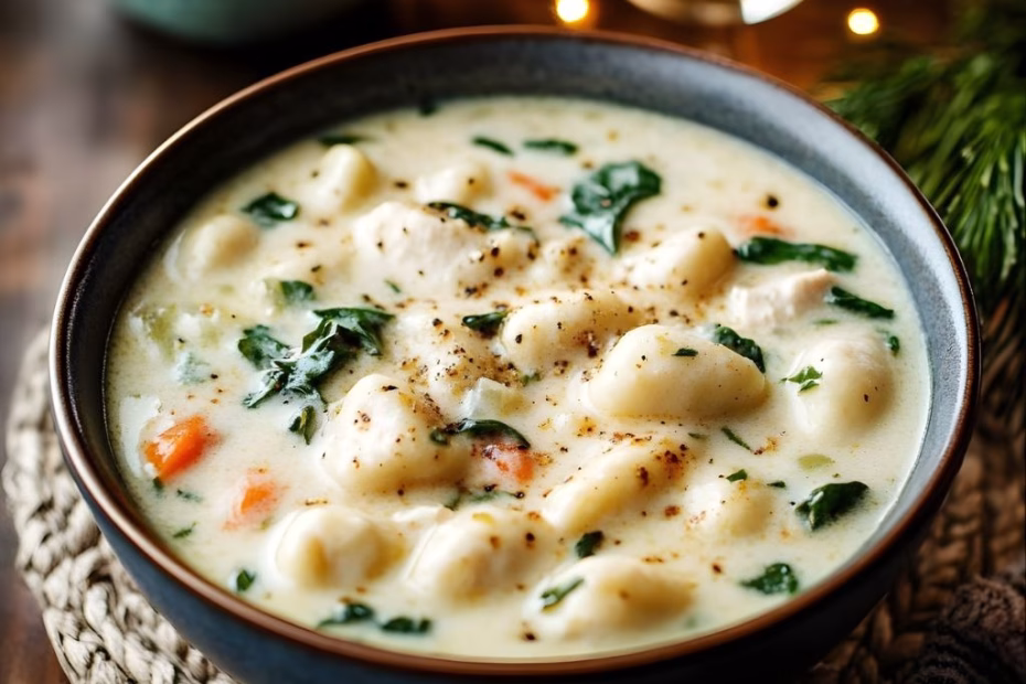Olive Garden Chicken Gnocchi Soup Recipe