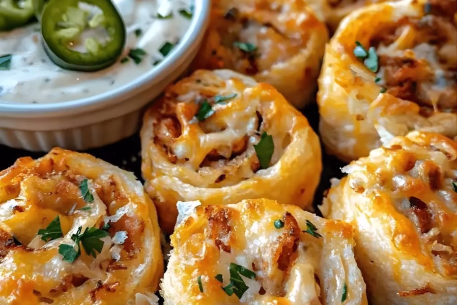 Baked Crack Chicken Pinwheels Recipe