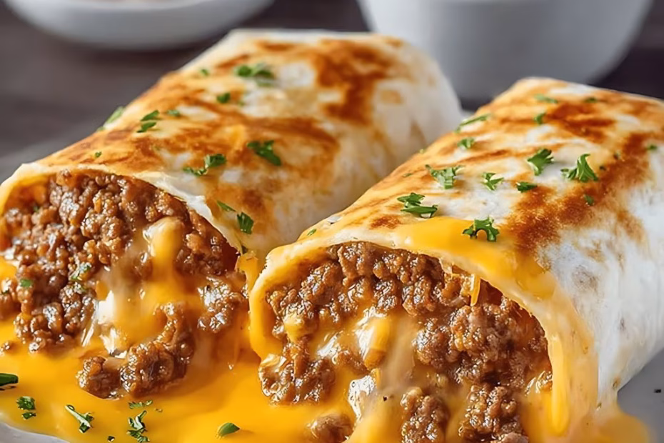cheesy beefy burrito delight recipe