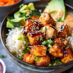 Crispy Bang Bang Salmon Bites Bowls Recipe