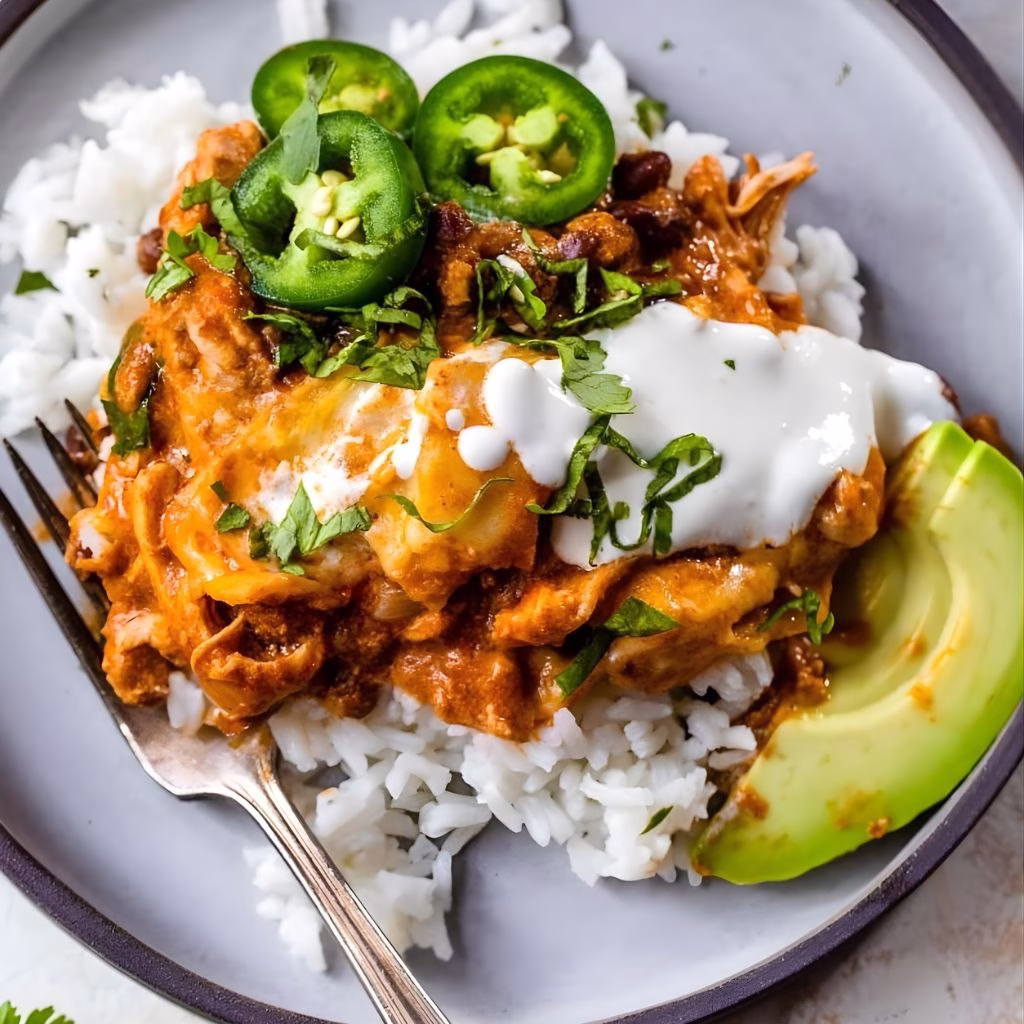 Slow Cooker Chicken Enchiladas Recipe