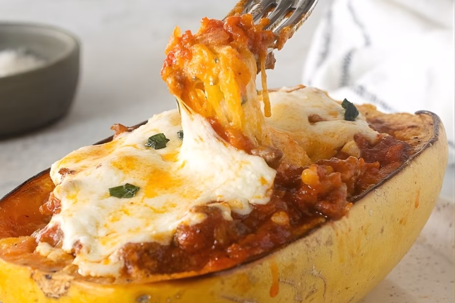 Mini Spaghetti Squash Lasagnas Recipe
