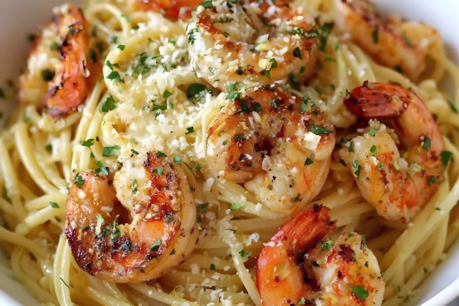 Lemon Shrimp Pasta Recipe