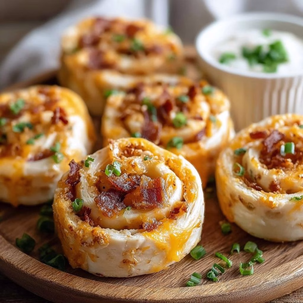 Bacon Cheddar Ranch Pinwheels Recipe